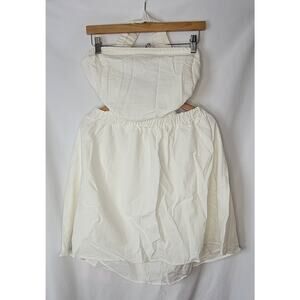 Princess Polly- NWT- Women's Jody Strapless Dress- White- size 12